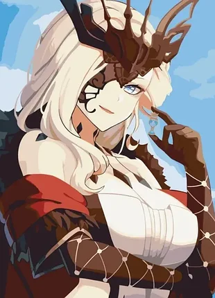 Картина по номерах аніме, синора без підрамника