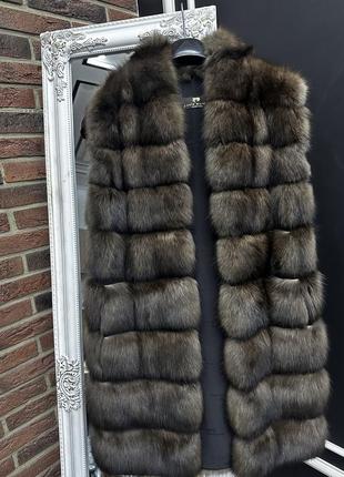Жилетка из баргузина соболя
