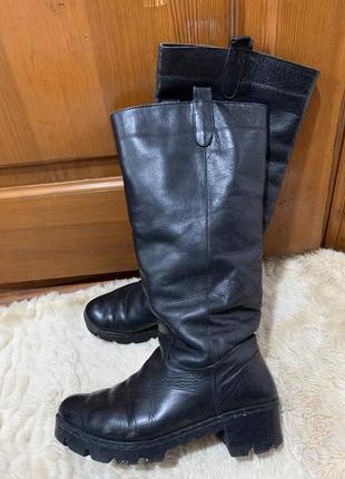 Зимні сапоги на широку ногу