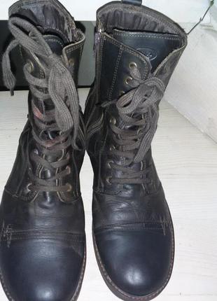 Am shoe company (німеччина)- шкіряні високі черевики р. 42(28,5 см)