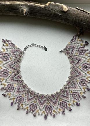 Силянка з натуральними аметистами