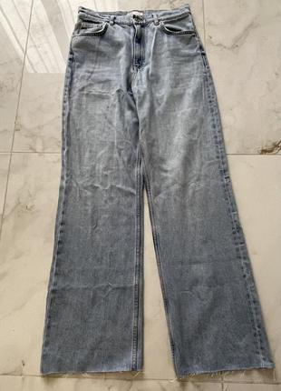 Джинси zara ,прямі джинси