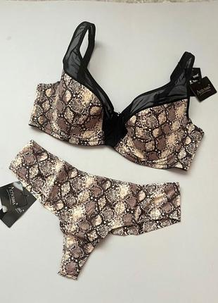 Шикарний трендовий набір принт змія / принт пітон