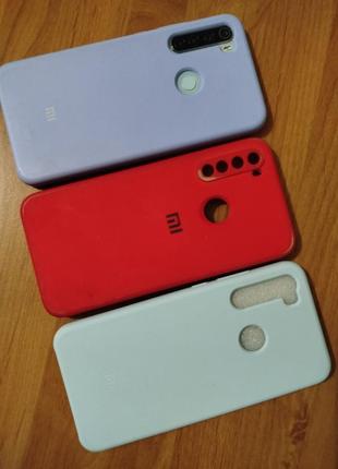 Два чехла для телефона xiaomi redmi note 9 t.красный в подарок.