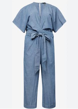 Стильний жіночий батальний комбінезон котон ralph lauren