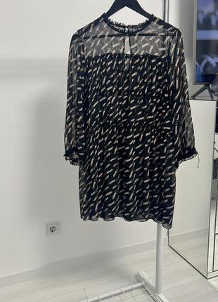 Платье шифоновое zara