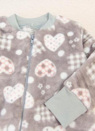 Теплий комбінезон , ромпер , чоловічок дитячий , велсофт (махра) , 74 - 98 см4 фото