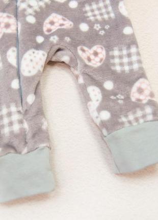 Теплий комбінезон , ромпер , чоловічок дитячий , велсофт (махра) , 74 - 98 см2 фото