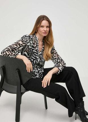 Блуза из шифонового шелка inwear принт змеи