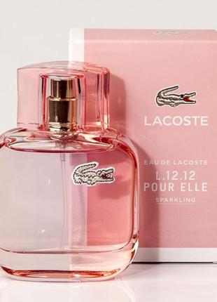 Парфуми eau de lacoste l. 12.12 pour elle sparkling