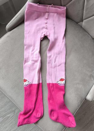 Колготи колготки рожеві для дівчинки девочки