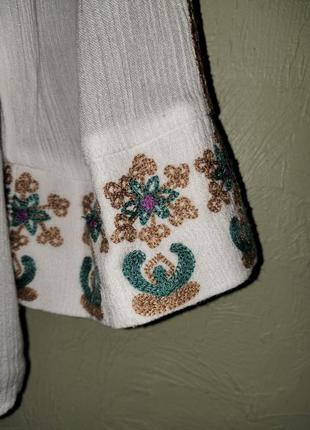 Женская вышитая блуза рубашка вышиванка этатно tu