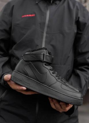 Nike air force 1 high triple black 5