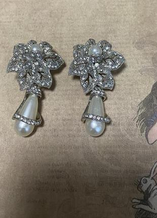 🇺🇸винтажные серьги.