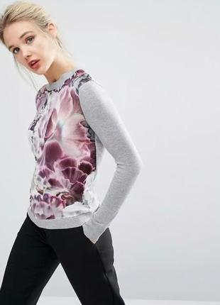 Джемпер в цветочный принт ted baker м-l/10-12