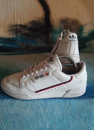 Шкіряні кросівки adidas originals continental 80 g27706 оригінал