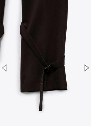 Шоколадные брюки zara4 фото