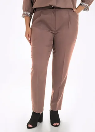 Женские классические брюки зауженные к низу от topshop