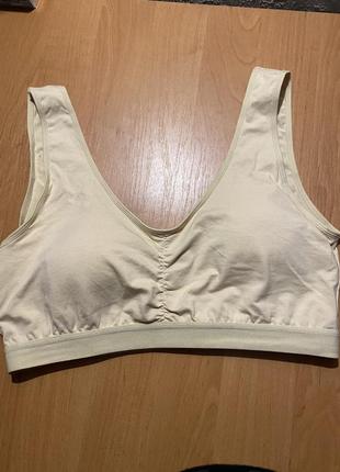 Бежевый топ - бюстгальтер от bluerose