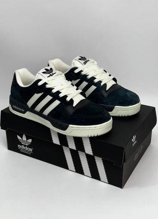 Кроссовки forum low, navy blue3 фото