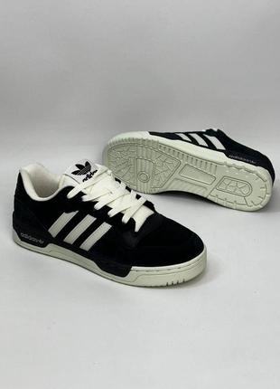 Кроссовки forum low, navy blue8 фото