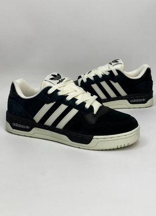 Кроссовки forum low, navy blue5 фото