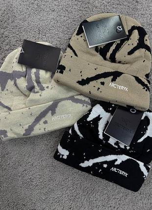 Шапка arcteryx в трех цветах// шапка-антиперикс зима мужская/подростковая/ трендовая шапка