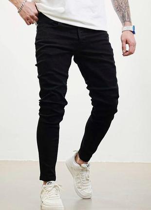 Джинси чоловічі skinny чорні