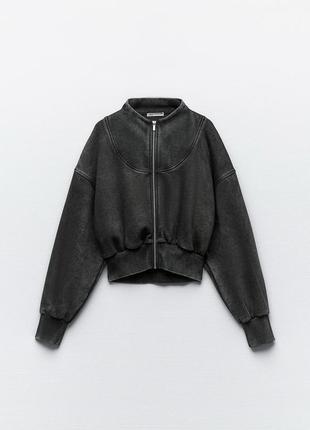 Костюм zara худі та спідниця, нова колекція, юбка максі, варений ефект, виварений костюм2 фото