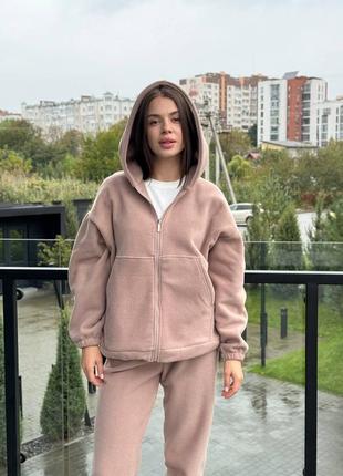 Жіночий теплий флісовий спортивний костюм, женский теплый флисовый спортивный прогулочный костюм