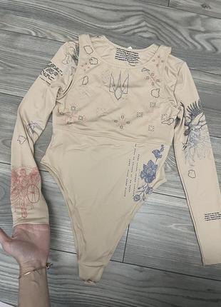 Новий стильний боді з українською символікою «душа» від gepur