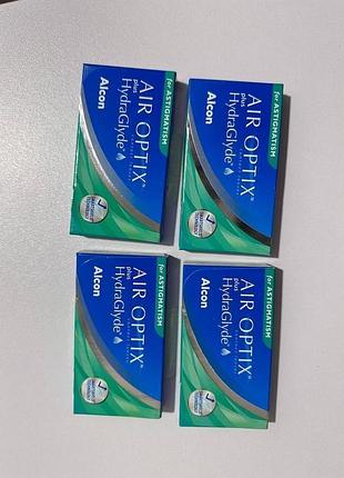 Контактні лінзи air optix plus hydraglyde for astigmatism