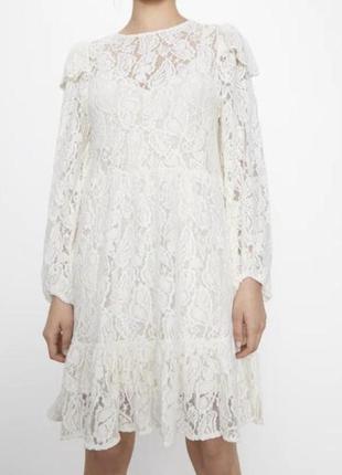 Мереживна сукня zara