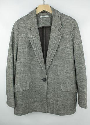 Стильний італійський люкс блейзер піджак circolo 1901 soft stretch cotton plaid blazer jacket women'