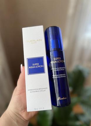 Зволожувальний лосьйон guerlain super aqua-lotion