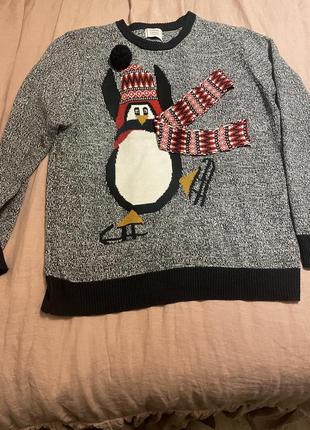 Свитер новогодний l-xl