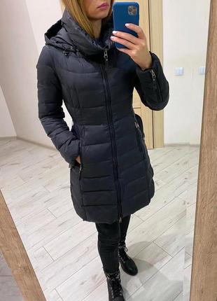 Пуховик benetton пальто с капюшоном