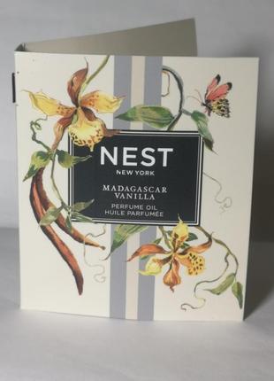 Парфюмерное масло nest new york madagascar vanilla perfume oil, 1,5 мл