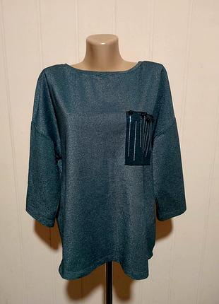 Блузка goldi з люрексом