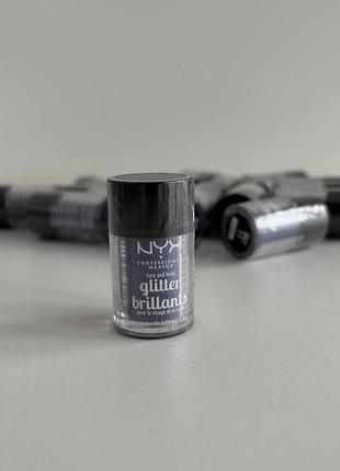 Глиттер для лица и тела nyx professional glitter brillants violet
