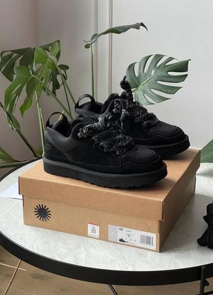 Женские ботинки ugg brown blk sneaker tech