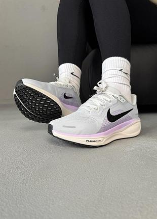 Женские кроссовки nike air zoom pegasus grey/violet