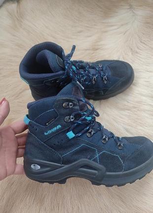 Термо ботинки lowa gore tex, водонепроницаемые ботинки для мальчика lowa