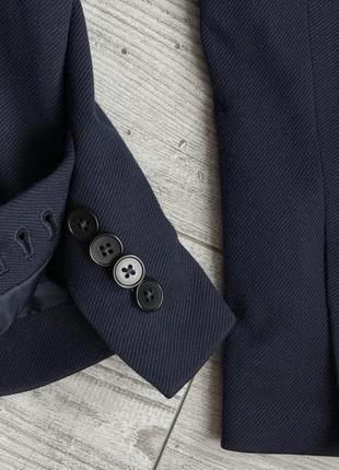 Пиджак\блейзер gant hiddenрдинал navy blazer6 фото