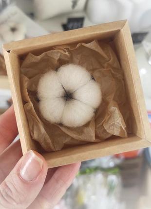 Брошка ручної роботи бавовна, handmade , хлопок