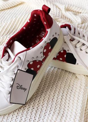 Новые белые кроссовки minnie mouse, размер 39