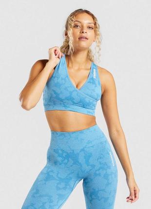 Gymshark “safari”  женский компрессионный топ/бра