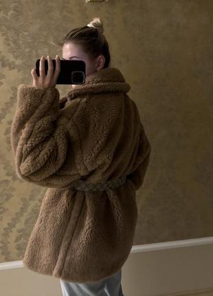 Max mara teddy coat, макс мара шуба тедди оригинал4 фото