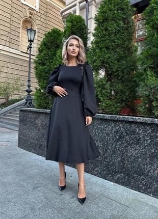 Элегантное платье миди