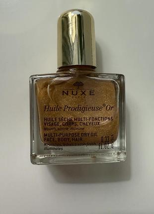 Уценка масло nuxe huile podigieuse or 10 мл.